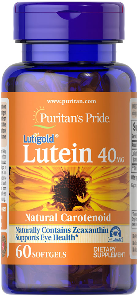Bổ Mắt Puritan's Pride Lutigold Lutein 40mG Chính Hãng Của Mỹ