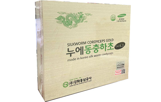 Đông Trùng Hạ Thảo Silkworm Cordyceps Gold Hàn Quốc 60 Gói